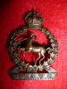 S9 - Royal Canadian Army Veterinary Corps Officer's Bronze KC Cap Badge  